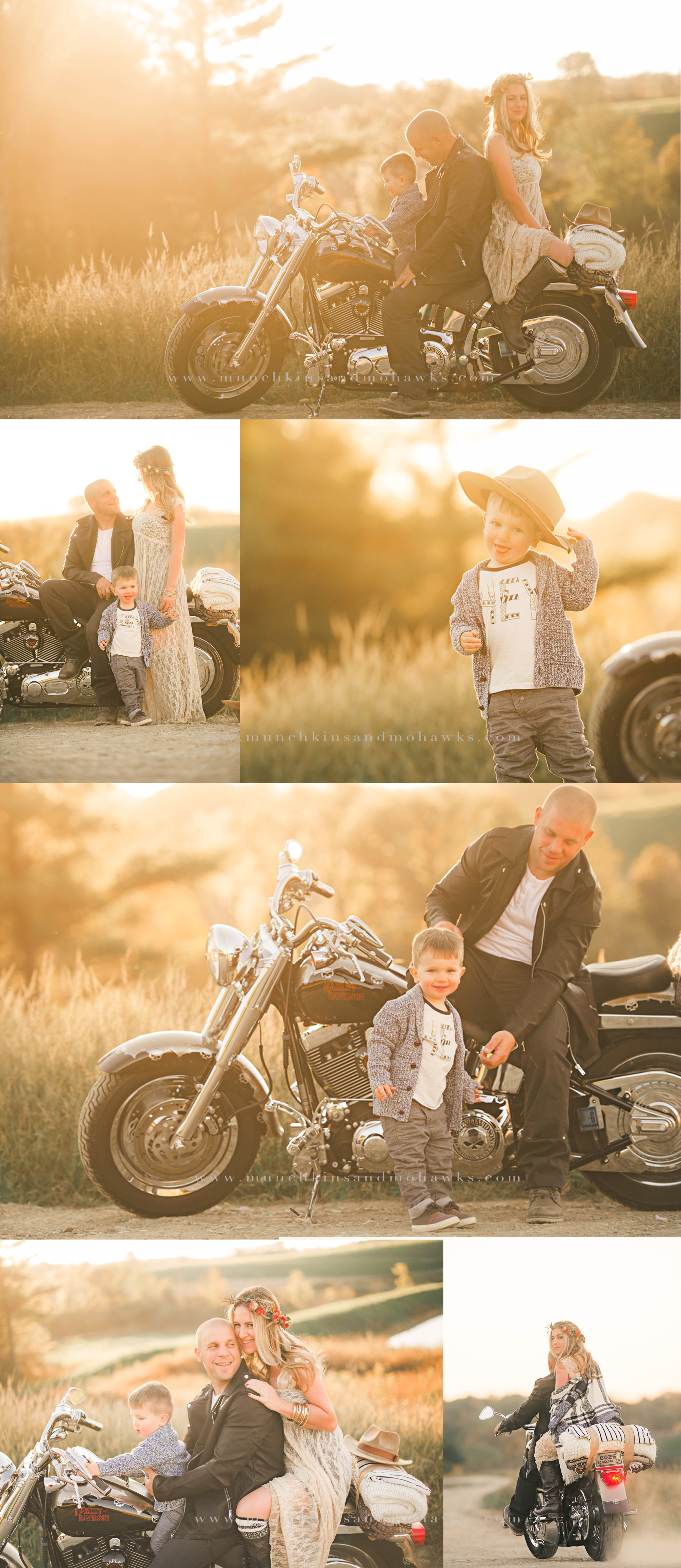 FALL FAMILY PORTRAIST- RISE OR DIE MOTORCYCLE SESSION